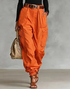 Women’s high-waist loose-fit wide-leg casual trousers by FitiqueFit, shown in a relaxed fit with comfortable fabric and stylish design.