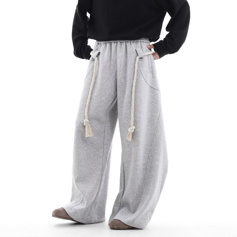 Women’s retro loose fit sweatpants by FitiqueFit, casualwear with relaxed style and comfortable fit, shown in a natural pose.
