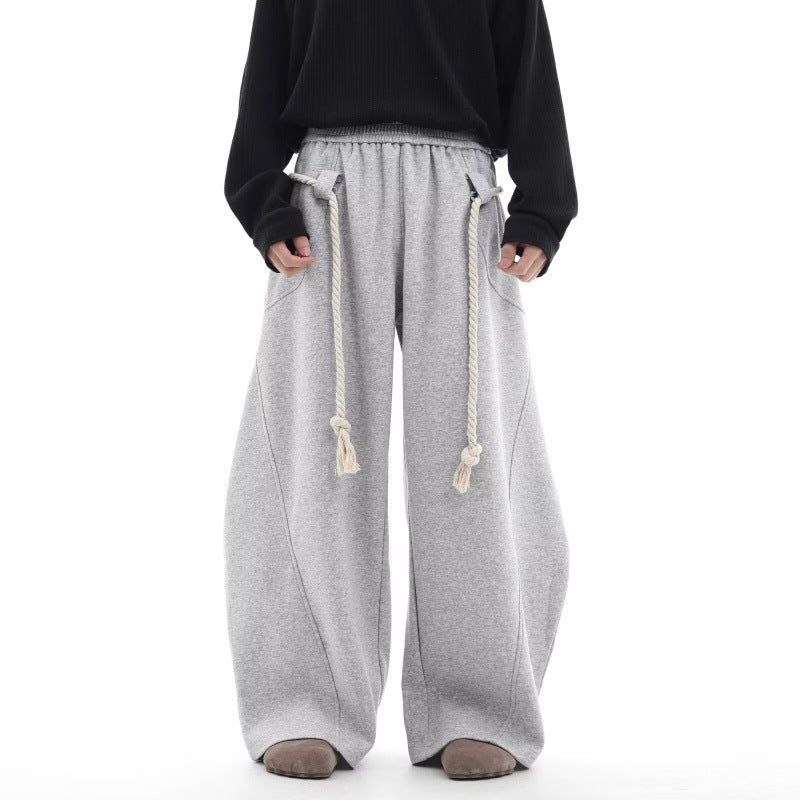 Women’s retro loose fit sweatpants by FitiqueFit, casualwear with a relaxed, comfortable style and vintage-inspired design.