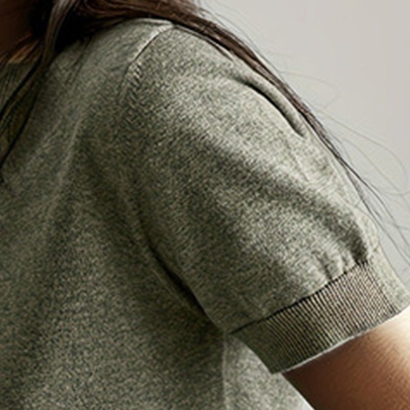 Women’s FitiqueFit soft stretch minimalist T-shirt, casualwear top with a slim fit, perfect for everyday comfortable style.