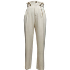 Women’s solid color wide-leg casual pants by FitiqueFit, featuring a relaxed fit and comfortable design.