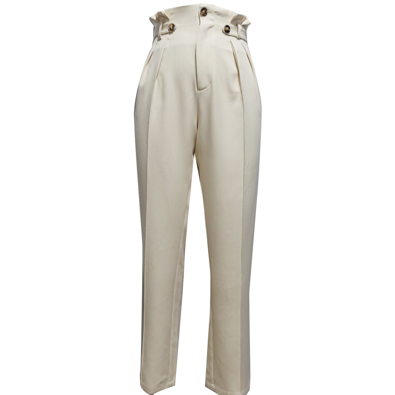 Women’s solid color wide-leg casual pants by FitiqueFit, featuring a relaxed fit and comfortable design.