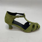 Plus size women's suede round toe casual flats from FitiqueFit, breathable and comfortable footwear for everyday wear.