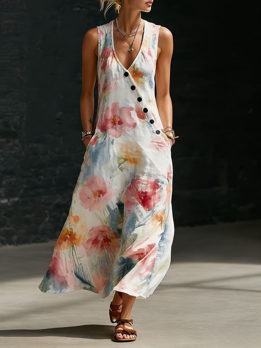 Women’s V-neck crossover shirt and wide-leg pants set by Plush Fashion Hub, casualwear with a stylish, relaxed fit.