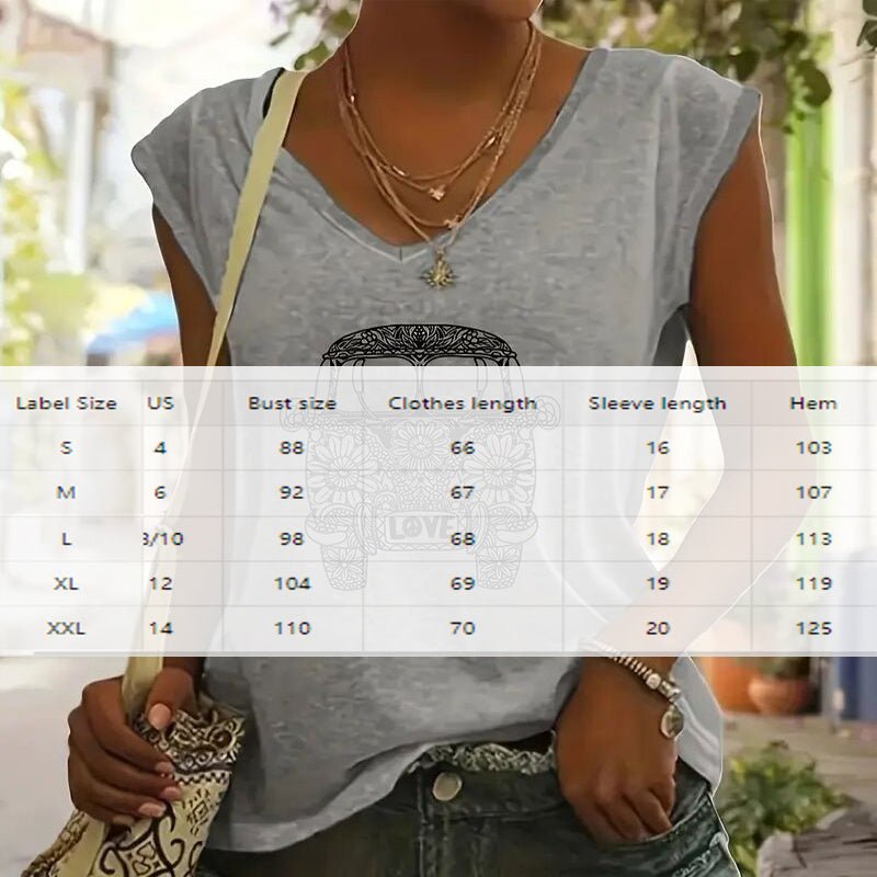 Women's FitiqueFit V-neck short sleeve T-shirt, casualwear, lightweight fabric, fitted silhouette, designed for everyday comfort.